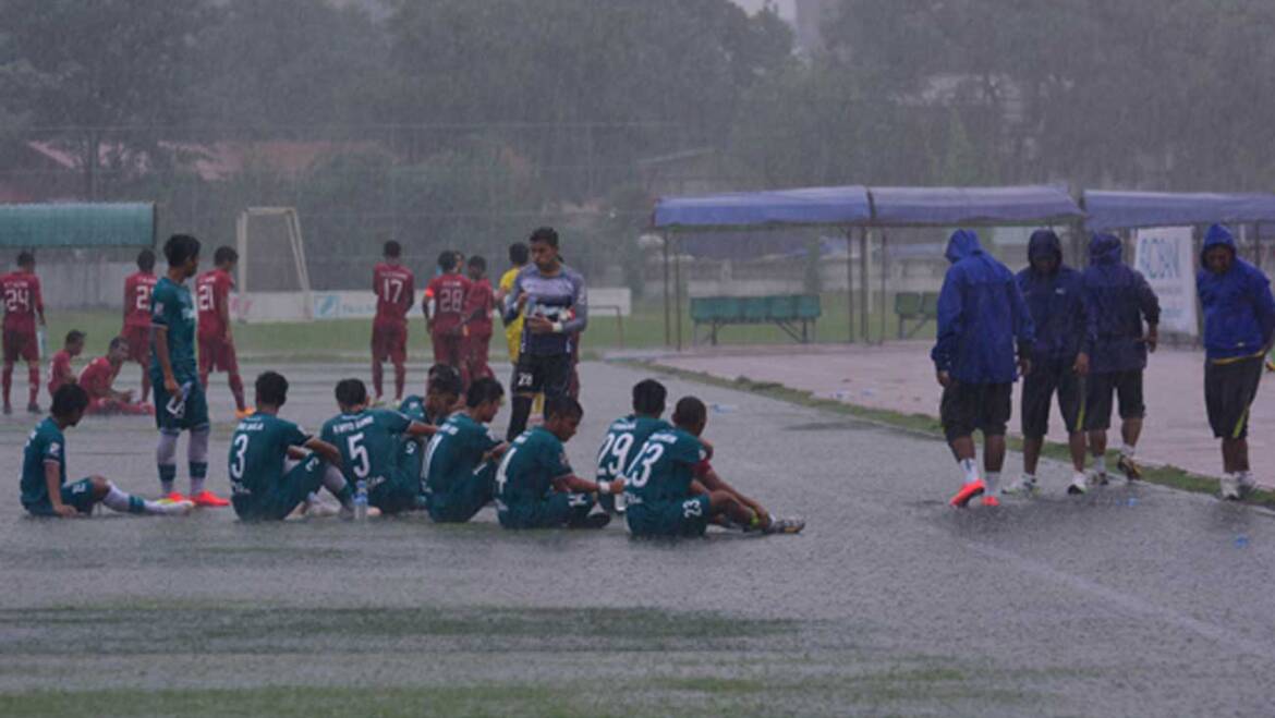 Yangon VS Ayeyawaddy Youth Competition Postpone Because of the Heavy Rain