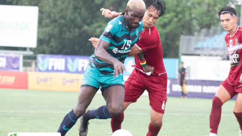 Lions keep paving their way to victory after beating Hantharwady United 2-0 today at Yangon United Sports Complex