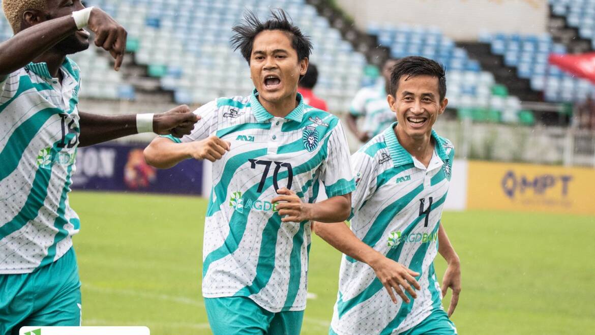 Yangon United secured a 4-1 win over Rakhine United today at Thuwunna Stadium in week 14 of Myanmar National League 2023