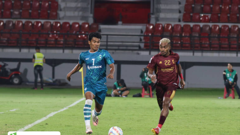 Yangon United suffered a 4-0 defeat to PSM Makassar today in the playoff stage of AFC Cup 2023/24