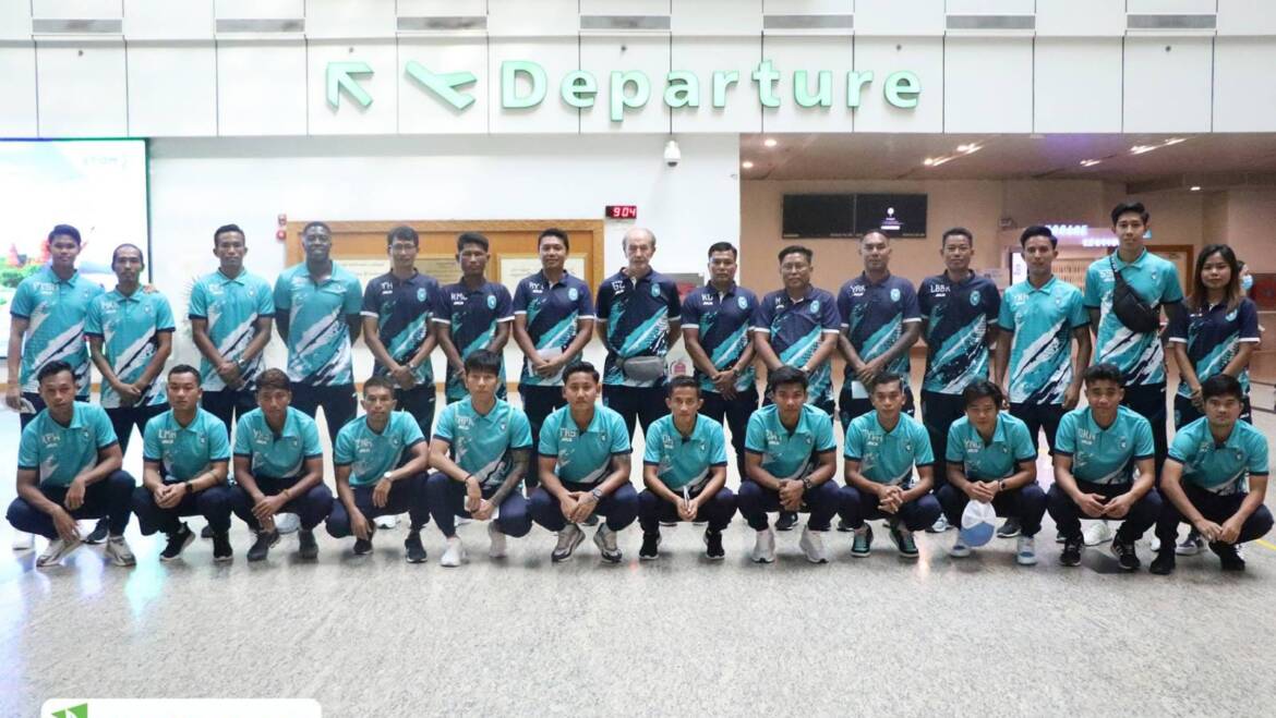Yangon United set to travel to Indonesia from Yangon International Airport today at 10:35 am for the AFC Cup 2023/24 (Playoff) against Indonesia club PSM Makassar