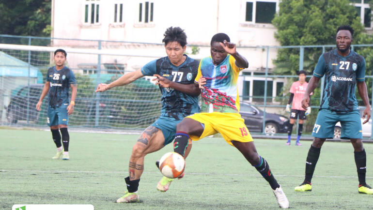 Yangon United earned the victory over GFA in the friendly match today, and Zaw Ye Tun and Hlaing Bo Bo scored the winning goals for Yangon