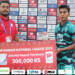 Thar Yar Win Htet winning the first time of man of the match
