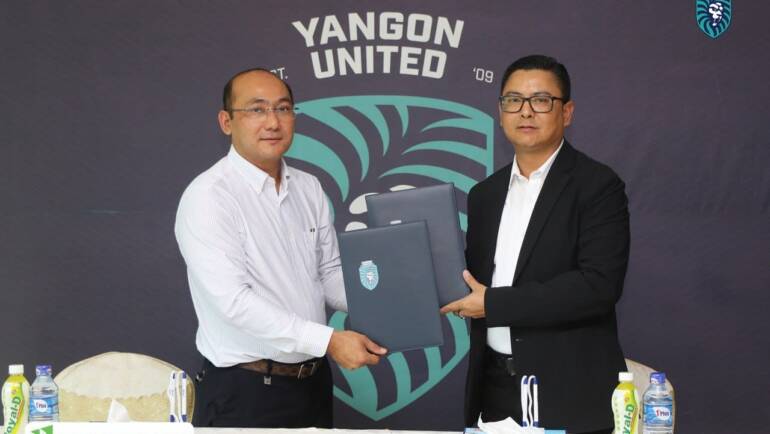 Yangon United signed a contract with Sponsorship agreement with Htoo Hospitality for the 2024-2025 season today at Yangon United Sports Complex.