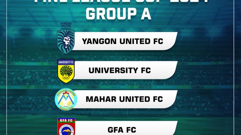 Yangon United are in Group (A) of MNL League Cup 2024