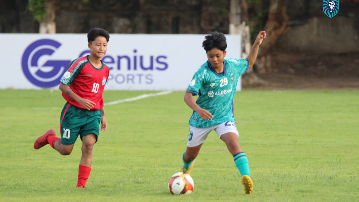 Yangon United women’s team secured a decisive 4-0 victory over Thitsar Arman women’s team today at Sa Lin stadium.