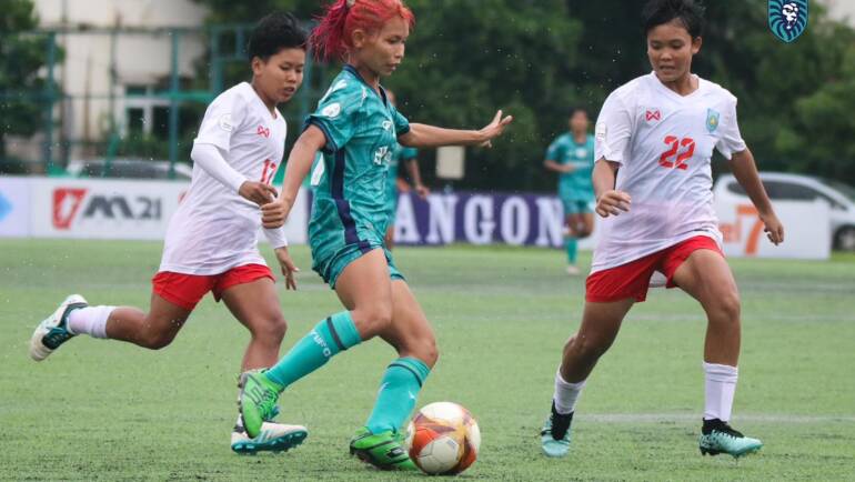 Yangon United Women secured a 2-0 victory over YREO in the Myanmar Women League 2024 (second round) in today’s match at the Yangon United Sports Complex.
