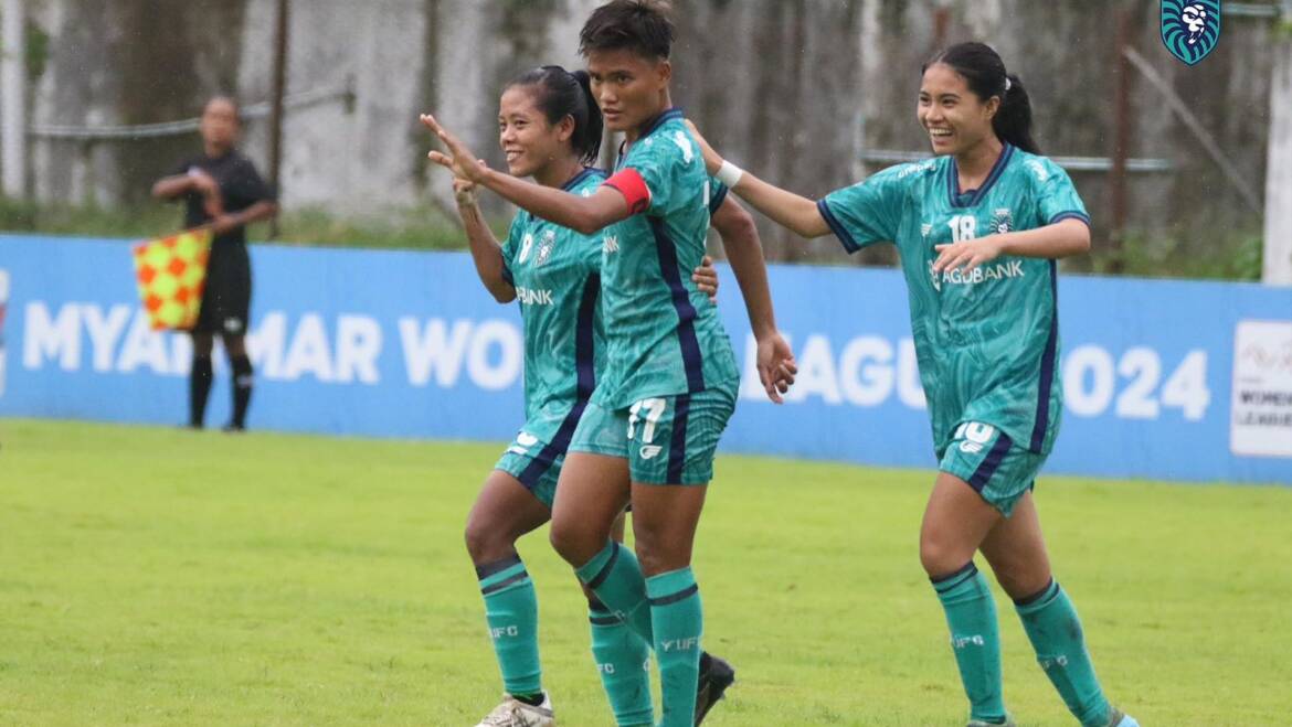 Yangon United women’s team secured a decisive 4-1 victory over Shan United women’s team