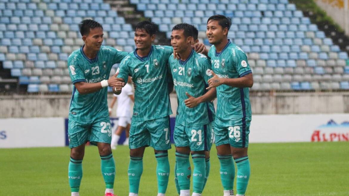 Yangon United Triumphs Over Dagon Port with Oakkar Naing’s Hat-Trick