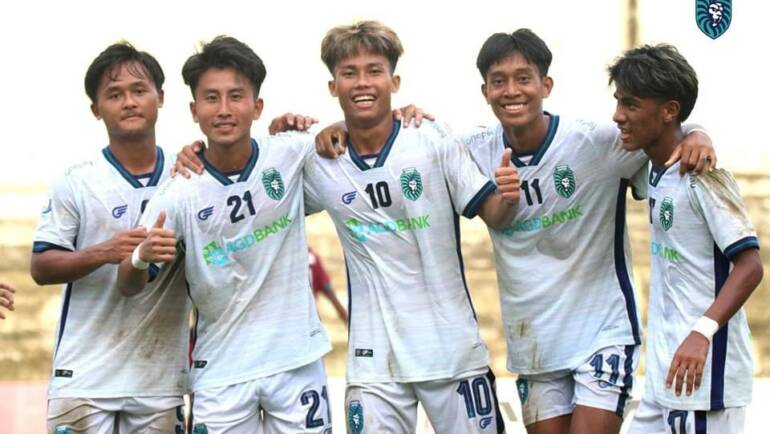 Sai Zayar Kyaw’s Super Hat Trick Powers Yangon United (U-20) to Victory over Myawady (U-20)