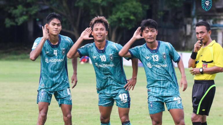 Yangon United (U-20) secured a 4-1 win over Dagon Star United (U-20) at Salin Stadium.