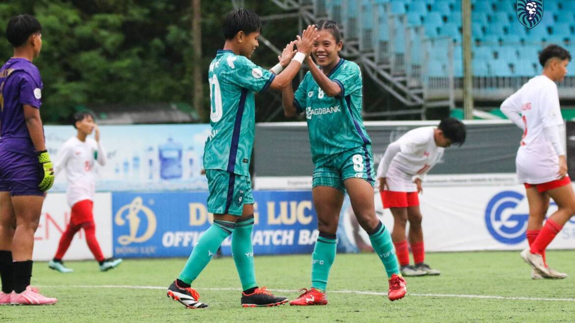 Yangon United women’s team secured 3-0 victory over YREO