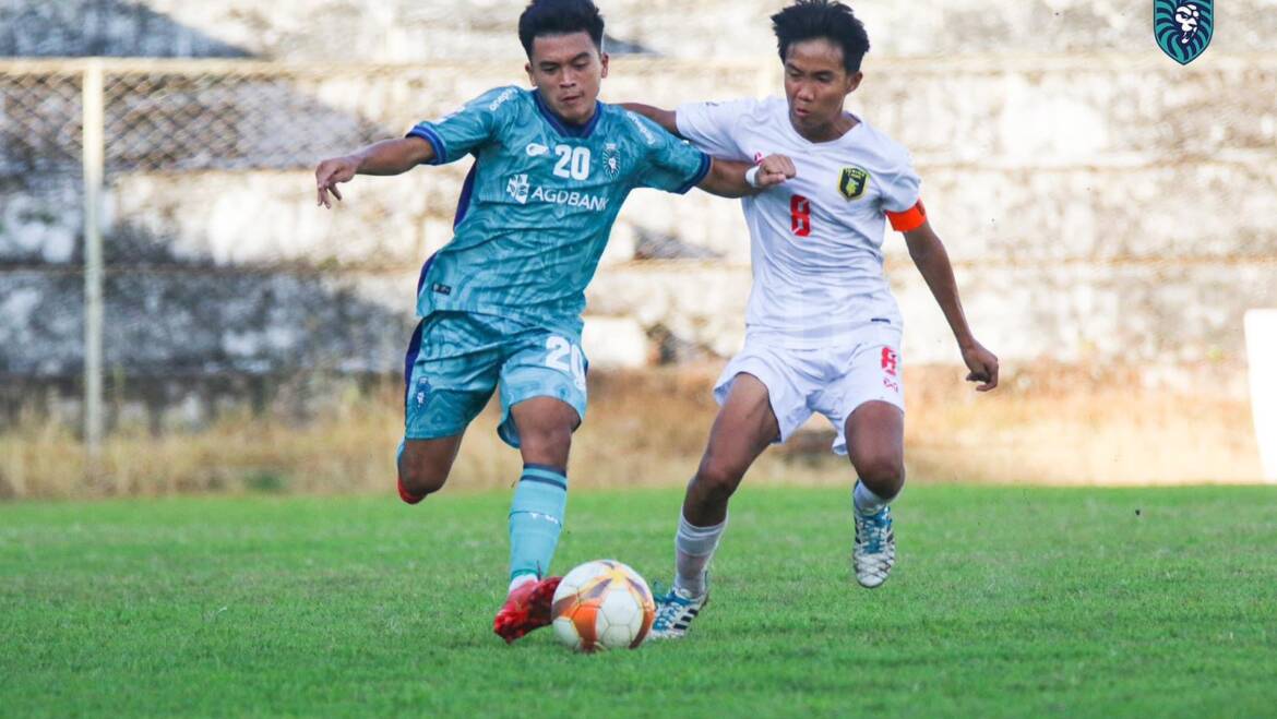 Yangon United (U-20) played out a 1-1 draw against Junior Lions